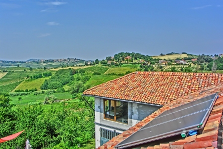 Blick aus dem Firstfenster